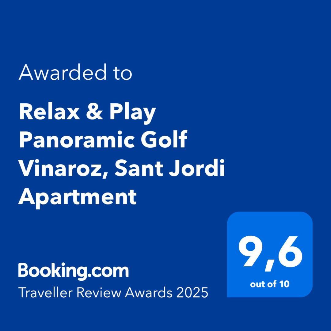 Relax & Play Panoramic Golf Vinaroz, Sant Jordi Apartment Vinaros Bagian luar foto
